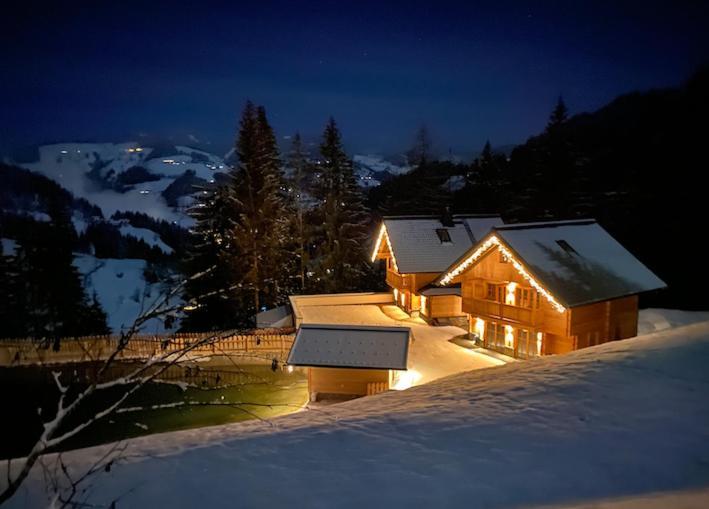 Bergseegut Chalet Und Apartment Wagrain Buitenkant foto