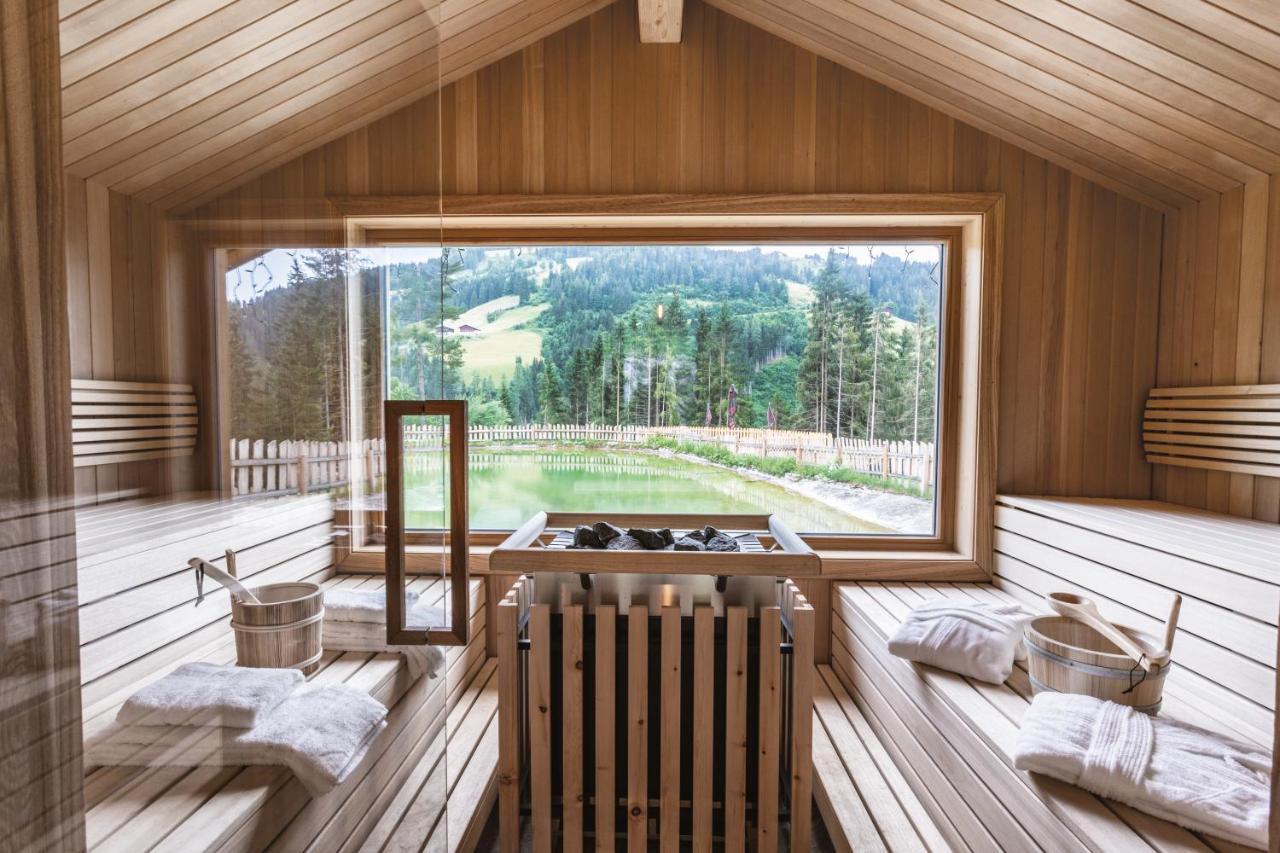 Bergseegut Chalet Und Apartment Wagrain Buitenkant foto